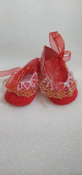 Sepatu bayi flanel prewalker 0-12 bulan -sepatu cristmast-sepatu imlek-natal